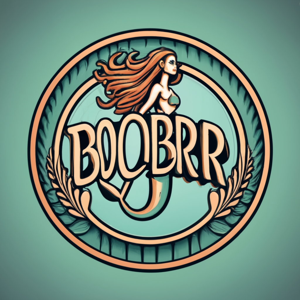 Boobrr mermaid Logo